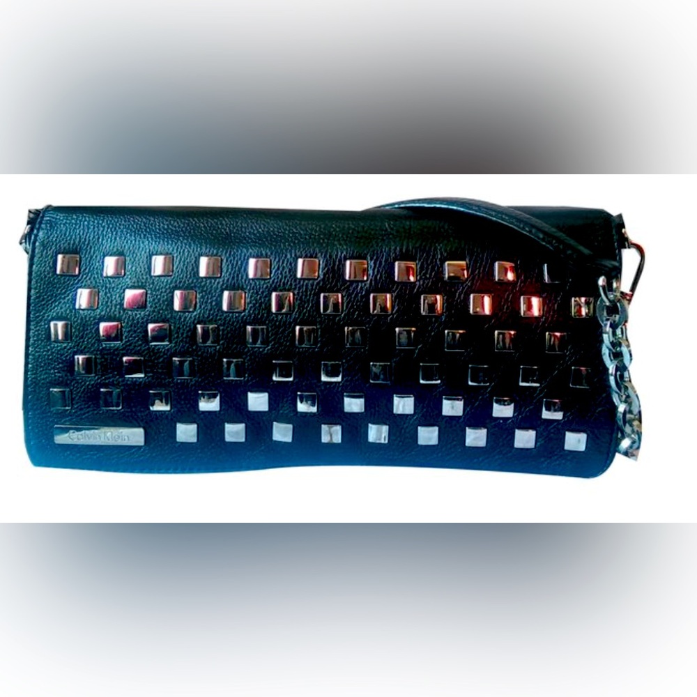 Calvin Klein Studded Clutch Small Handbag